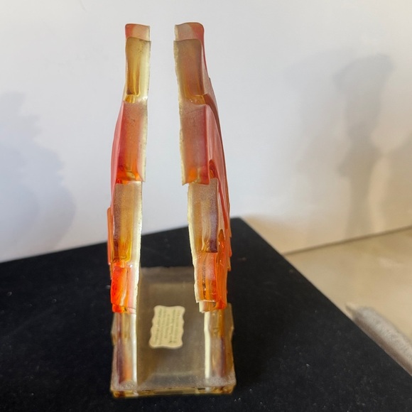 Retro Vintage Lucite Resin Rooster Napkin Holder Mid Century MOD WONDERMOLD 7.5” - Picture 3 of 5